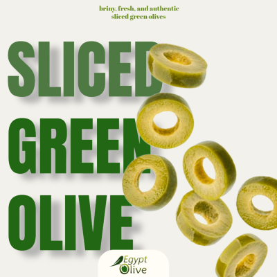 Sliced ​​Green Olives